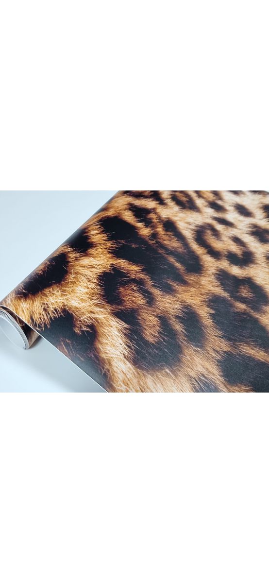 Autocolant mobilă animal print, Dimex Leopard Skin, maro, rolă de 60x270 cm