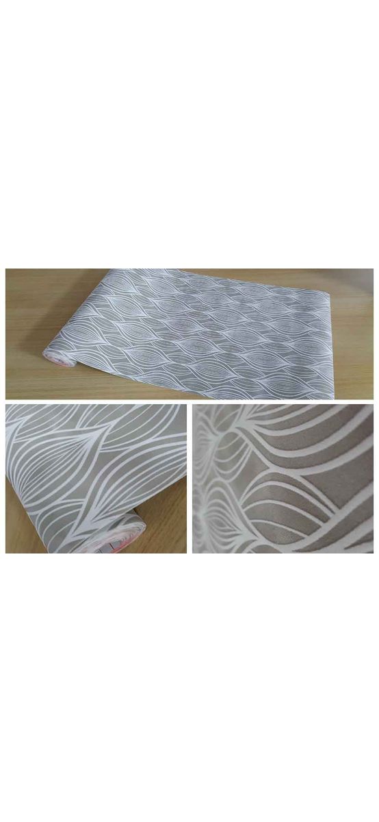 Autocolant decorativ Cary, d-c-fix, textură de catifea, gri, lățime 45 cm