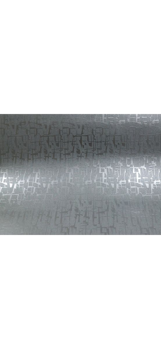 Autocolant mobilă decorativ, Folina, gri cu model abstract embosat, rolă de 75x300 cm