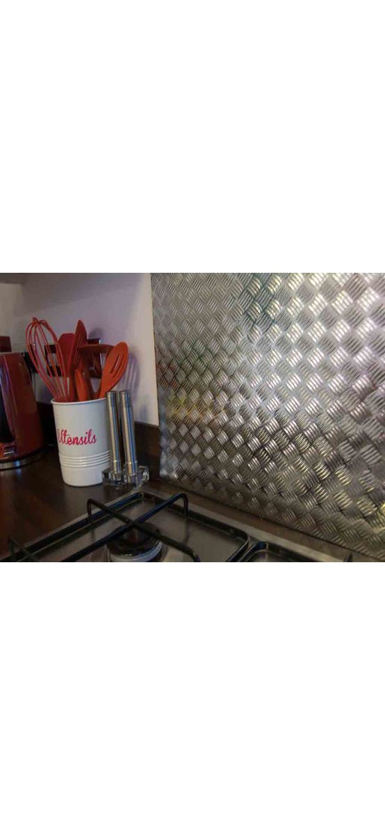 Autocolant cu efect metalic Riffelblech
