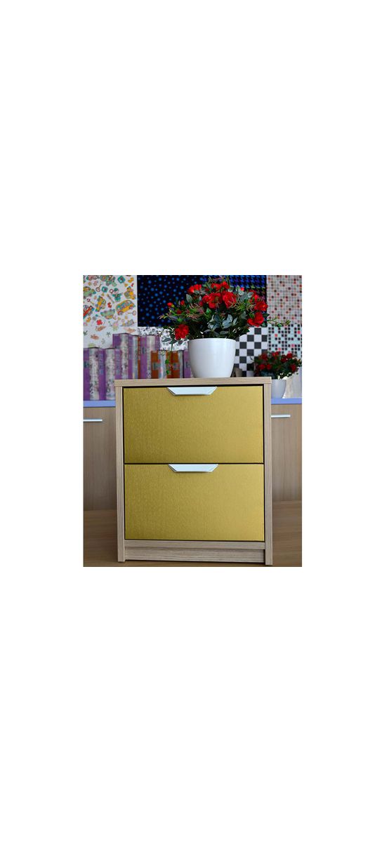 Autocolant cu efect metalic auriu mat Platino Gold