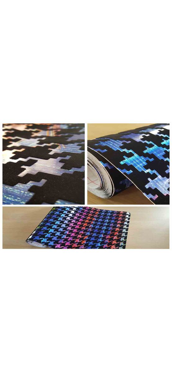 Autocolant decorativ Charlotte, d-c-fix, textură de catifea, multicolor, lățime 45 cm