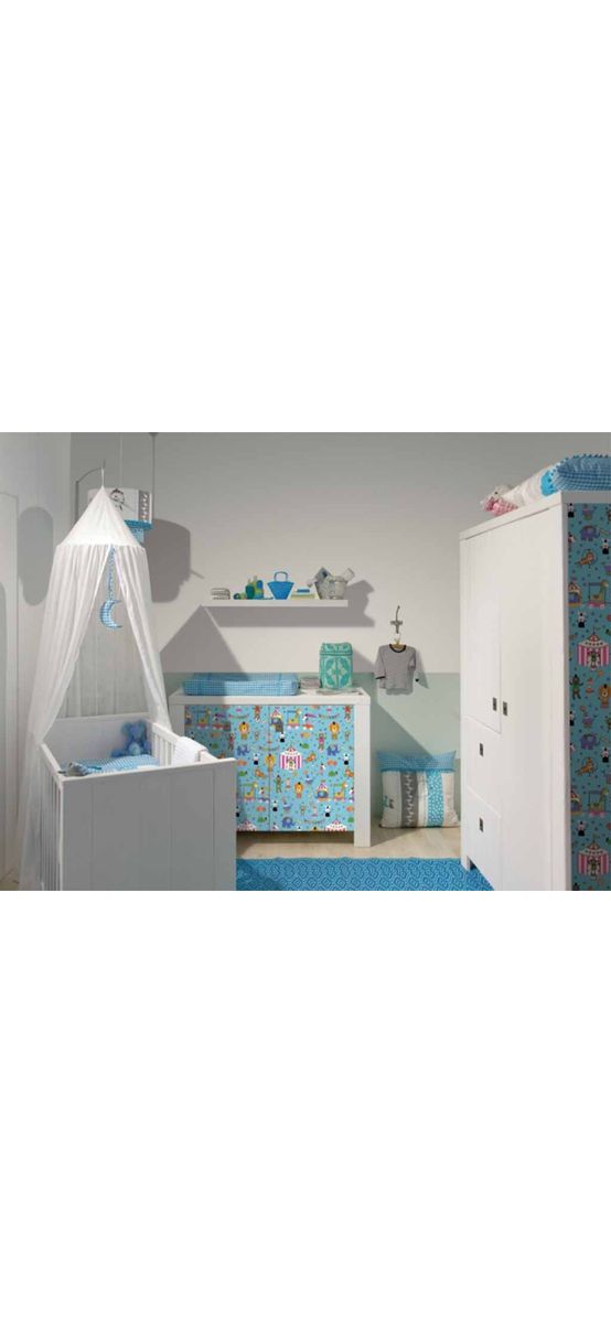 Autocolant decorativ Clarence, Alkor, pentru copii, multicolor, 67 x 200 cm