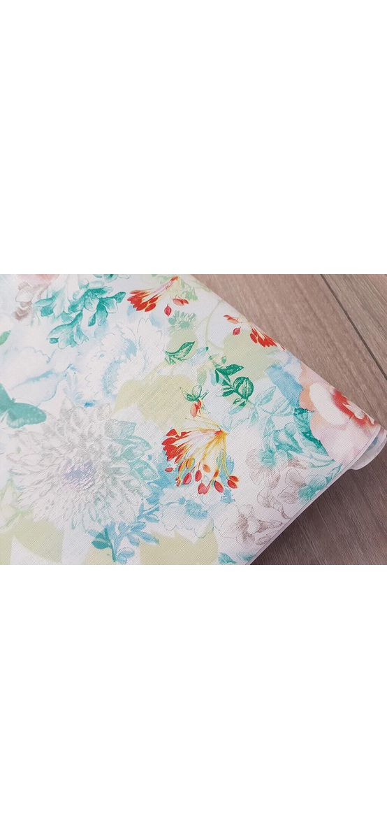 Autocolant decorativ Sunflor, Alkor, imprimeu floral, multicolor, 45 x 200 cm