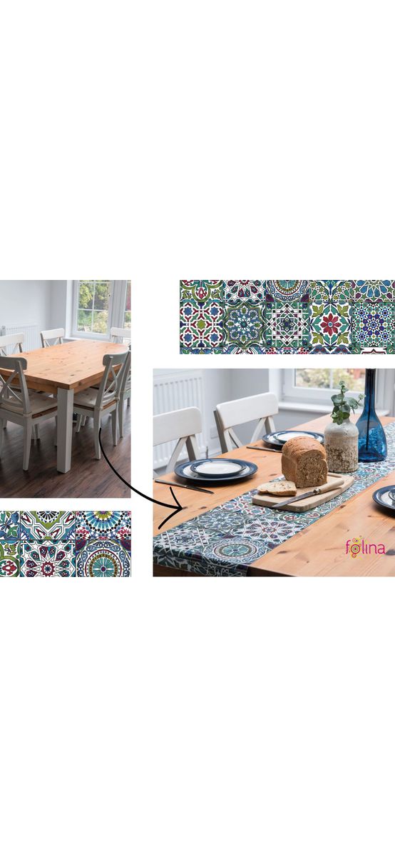 Autocolant decorativ d-c-fix Faroso, rolă de 67x150 cm – model mediteranean multicolor