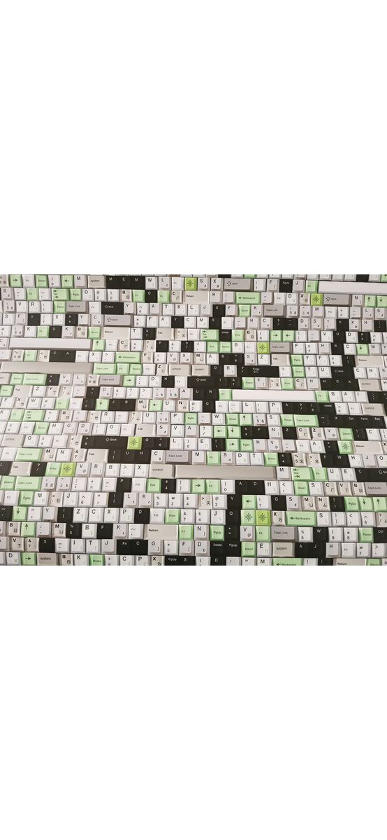Autocolant decorativ Folina,  model tastatură, 100 cm lățime