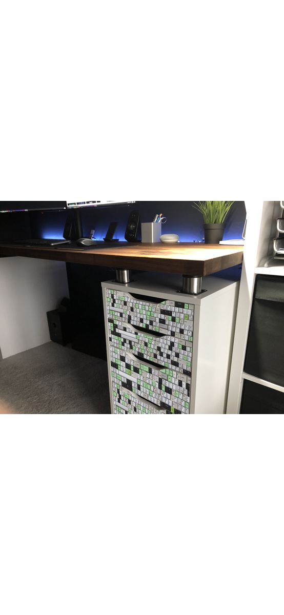 Autocolant decorativ Folina,  model tastatură, 100 cm lățime