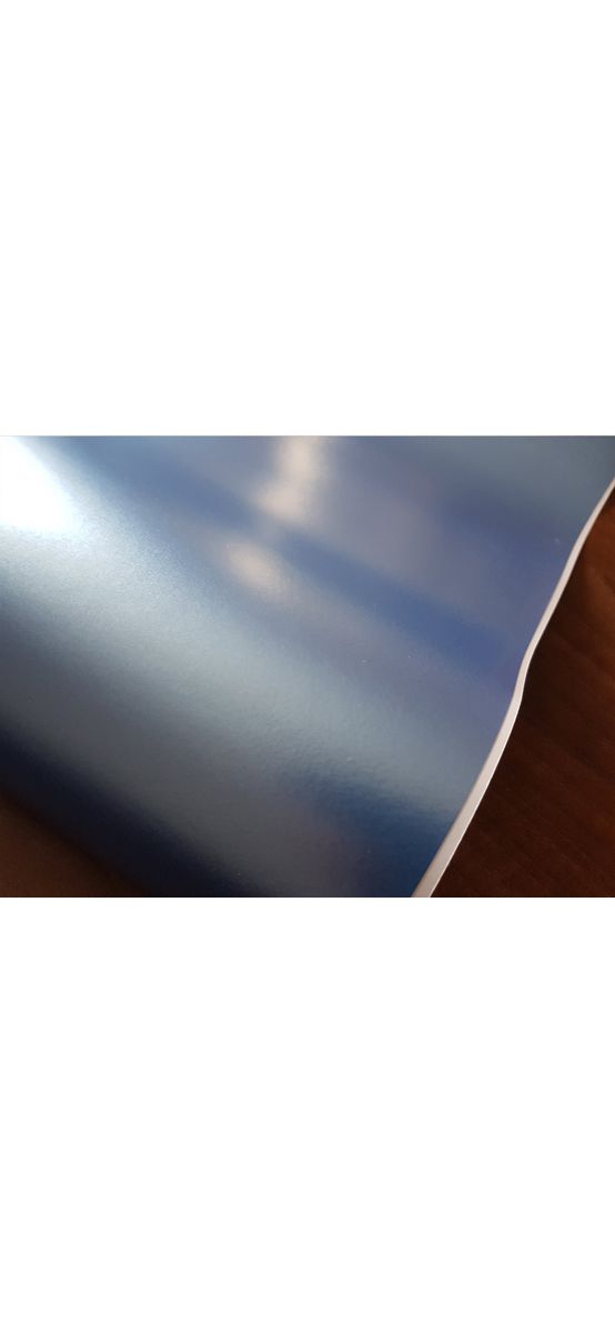 Autocolant Electric Chrome, Folina, cu efect metalic, bleu, lățime 152 cm