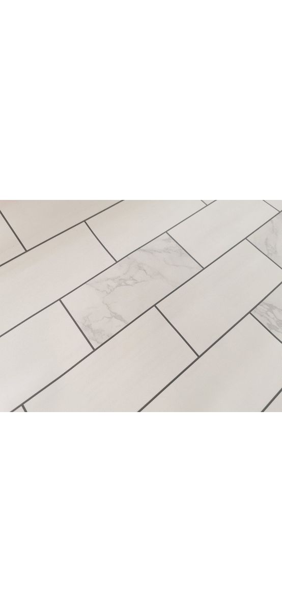 Autocolant perete, MagicFix, imitaţie faianţă albă, 100 cm lăţime