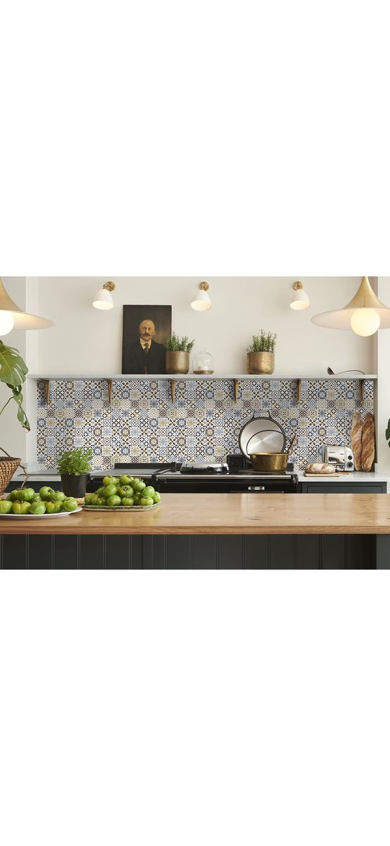 Autocolant perete imitaţie faianţă decorativă bej, Folina Roca, rezistent la apă şi căldură, rolă de 67x200 cm