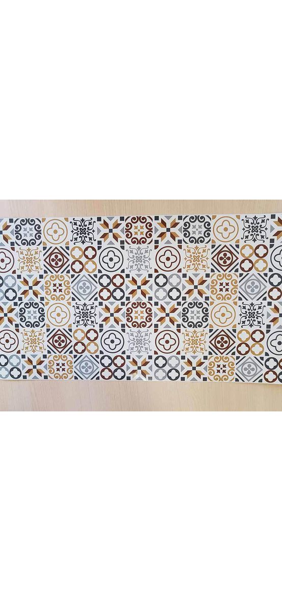 Autocolant perete imitaţie faianţă decorativă bej, Folina Roca, rezistent la apă şi căldură, rolă de 67x200 cm