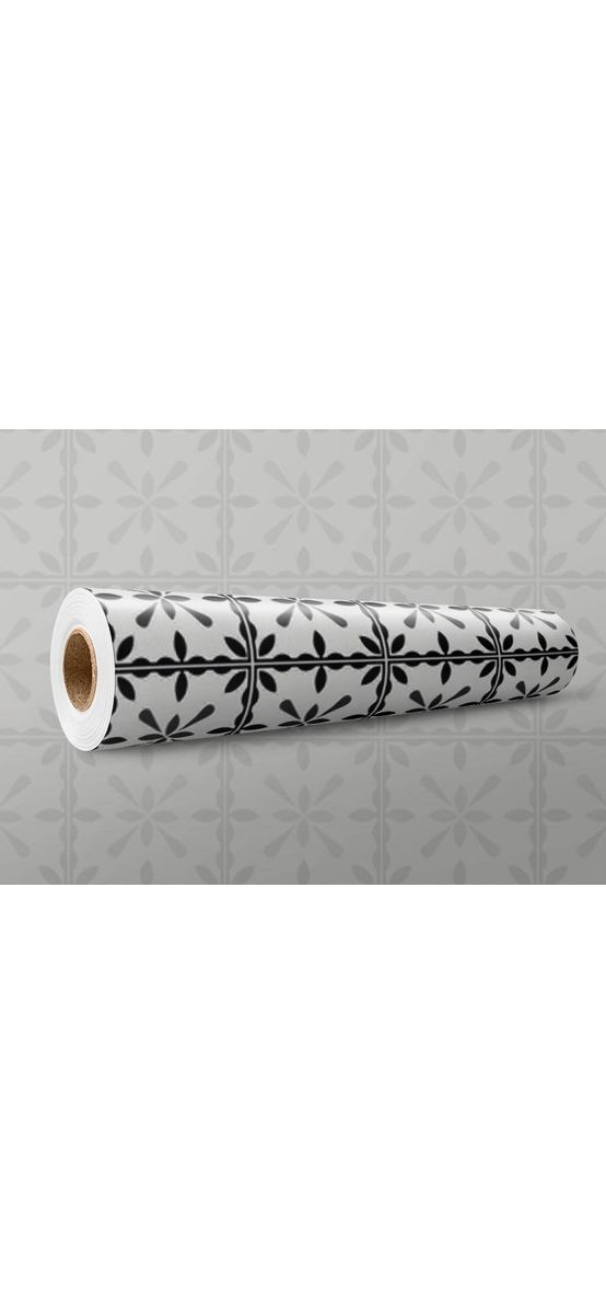 Autocolant perete, Folina, model geometric negru, rezistent la apă şi căldură, rolă de 67x200 cm