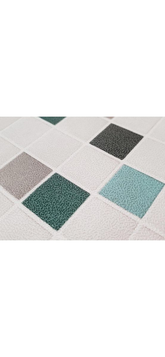 Autocolant perete, MagicFix, imitaţie mozaic verde, 100 cm lăţime
