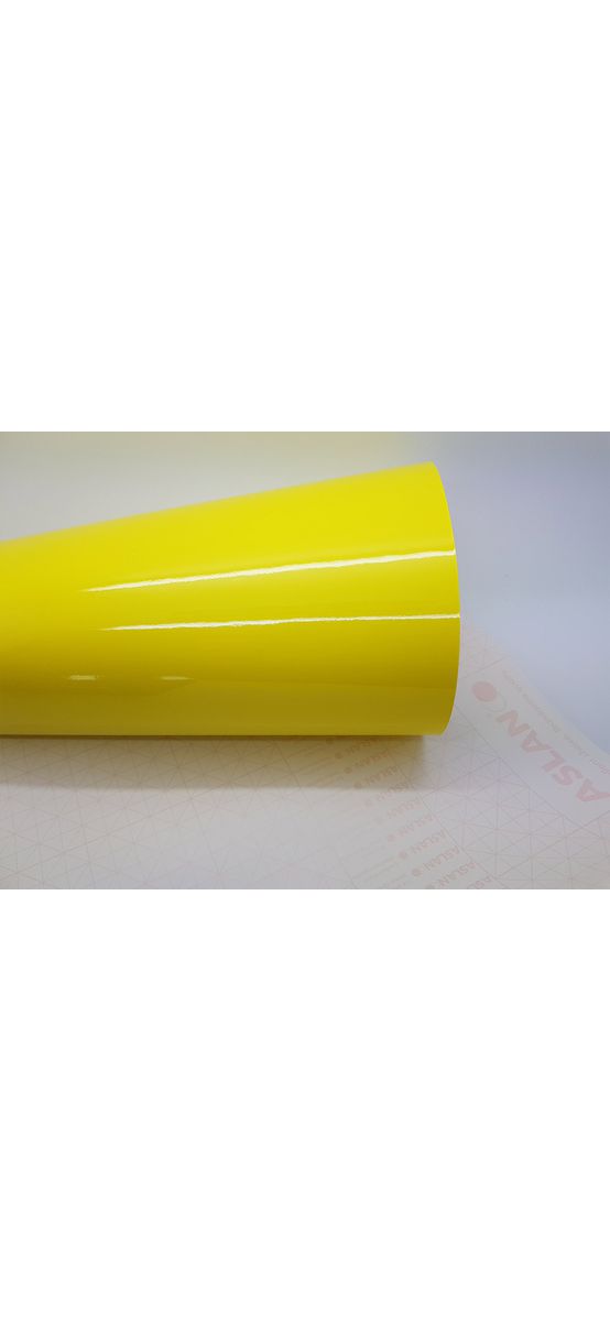 Autocolant galben lucios Soft Premium Colour, Aslan, 125X270 cm 