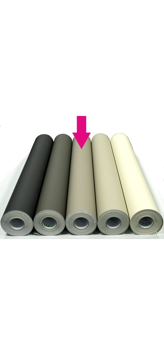 Autocolant mobilă premium, grej mat soft touch, 122 cm lățime