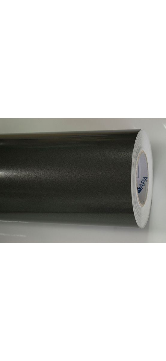 Autocolant frigider gri antracit metalizat, rolă de 60x200 cm, cu racletă din pâslă