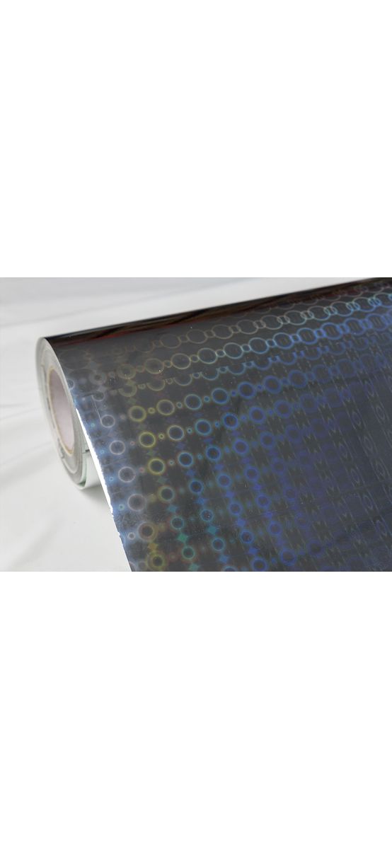 Folie hologramă argintie, Kointec ITP544, autoadezivă, 100 cm lăţime