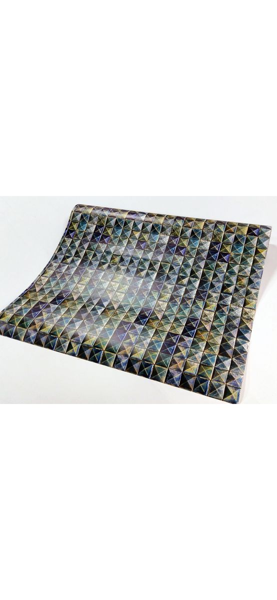 Autocolant perete, Folina, imitatie mozaic gri închis, 100 cm lăţime