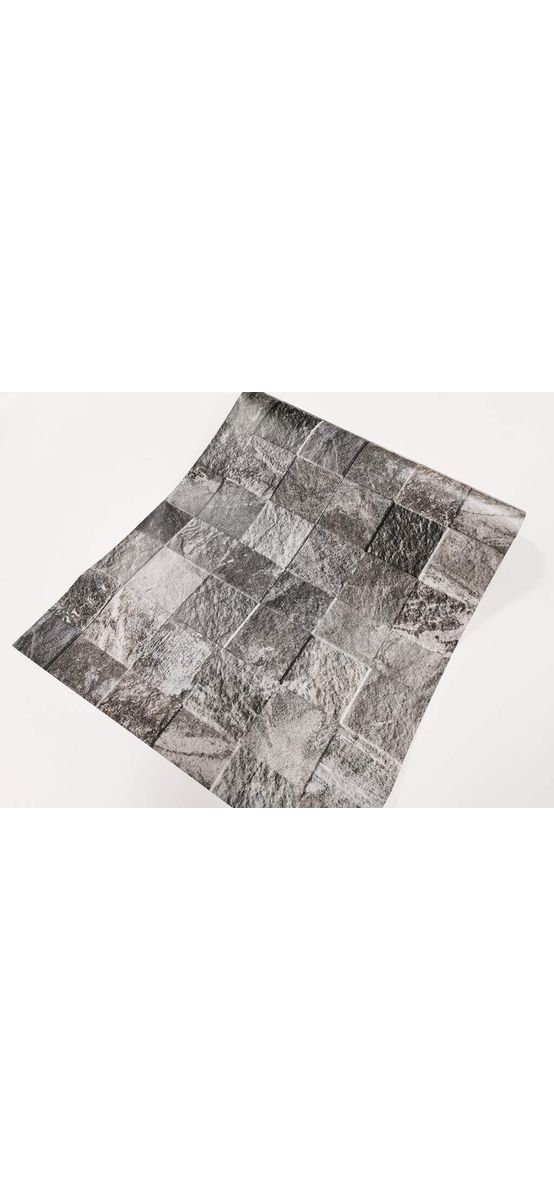 Autocolant perete backsplash, Dimex Tiles Wall, model piatră gri, rezistent la apă şi căldură, rolă de 60x350 cm