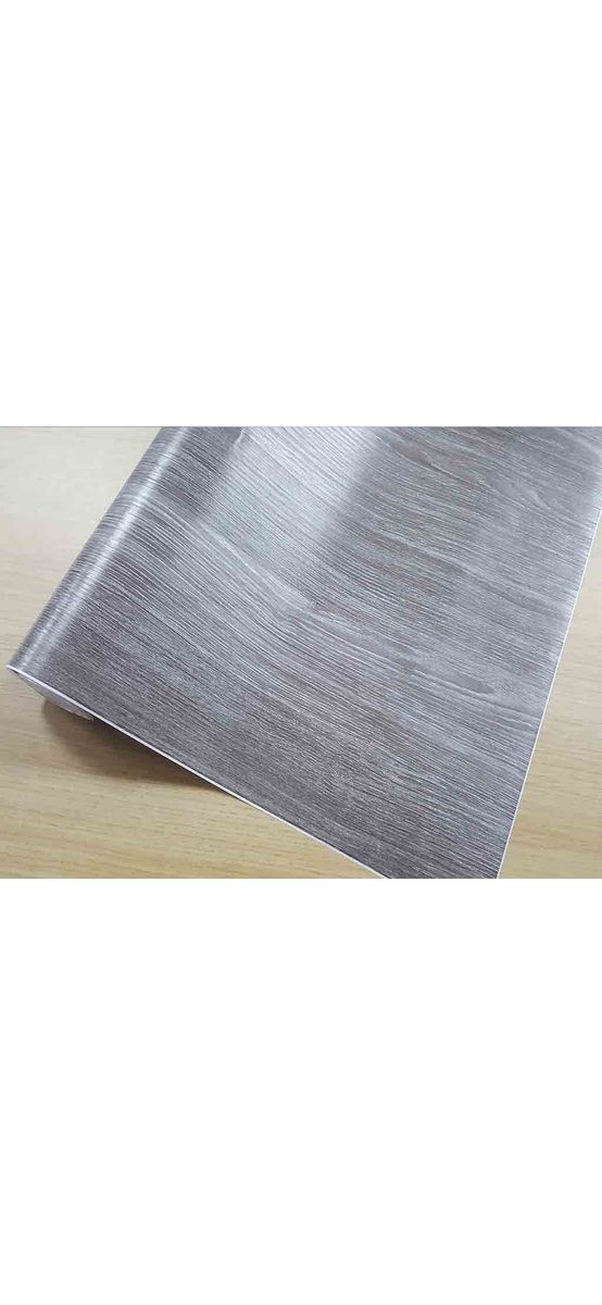 Autocolant mobilă Eiche Sheffield Perlgrau, d-c-fix, imitatie lemn gri, rola de 90 cm x 5 metri, cu racleta si cutter