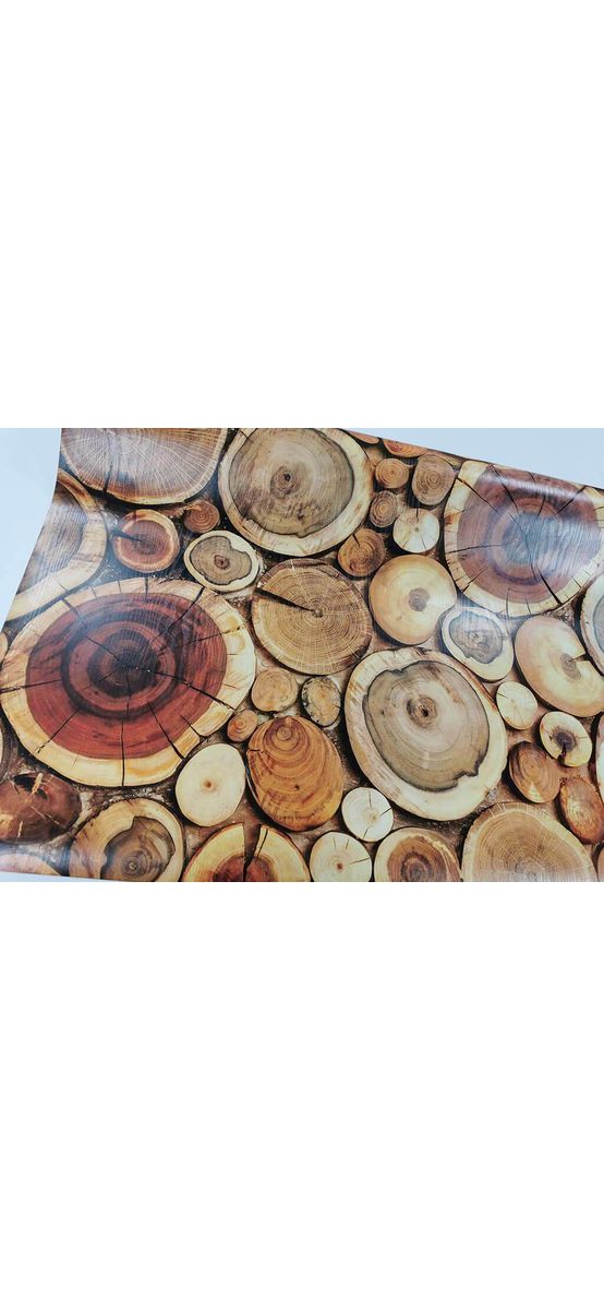 Autocolant mobilă decorativ, Folina, imitaţie lemn maro - 120 cm lăţime