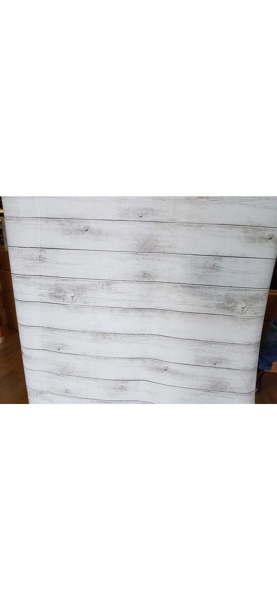 Autocolant lemn gri Rustic Chic, MagicFix, model vintage, 100 cm lăţime