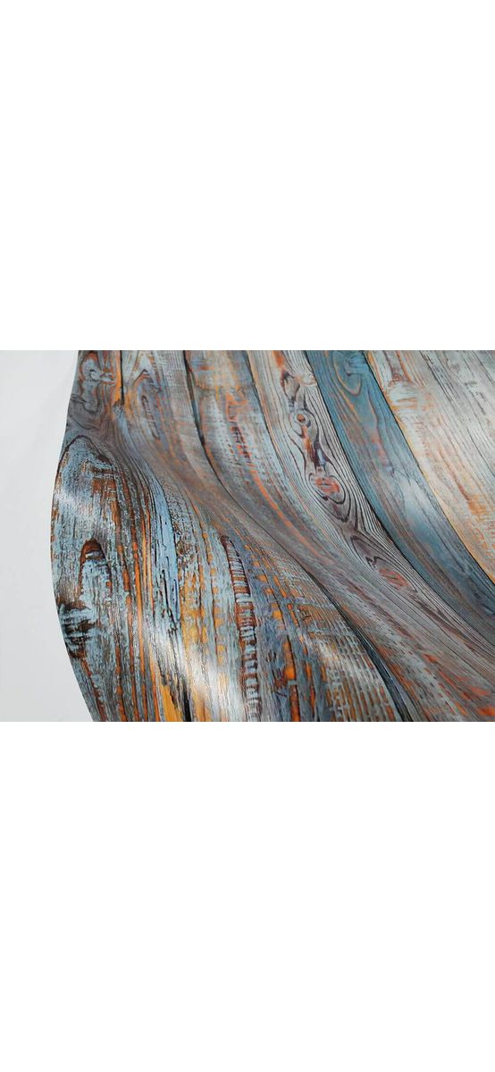 Autocolant lemn vintage, Folina, Rustic Blue, model dungi, 120 cm lăţime