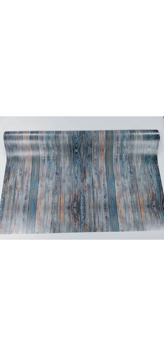 Autocolant lemn vintage, Folina, Rustic Blue, model dungi, 120 cm lăţime