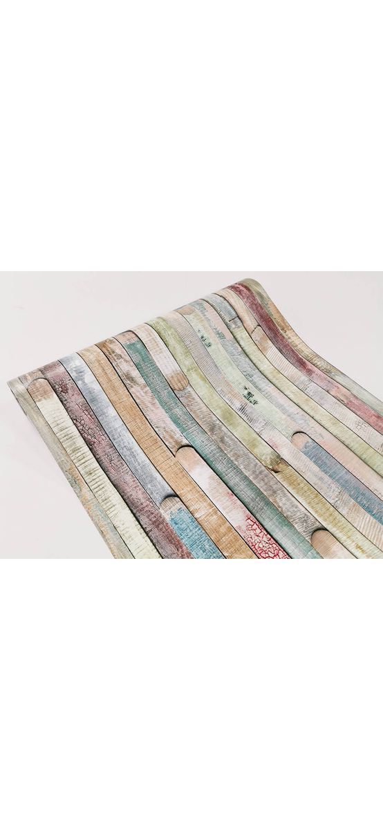 Autocolant mobilă lemn vintage, d-c-fix Rio, multicolor, rolă de 45 cm x 5 metri
