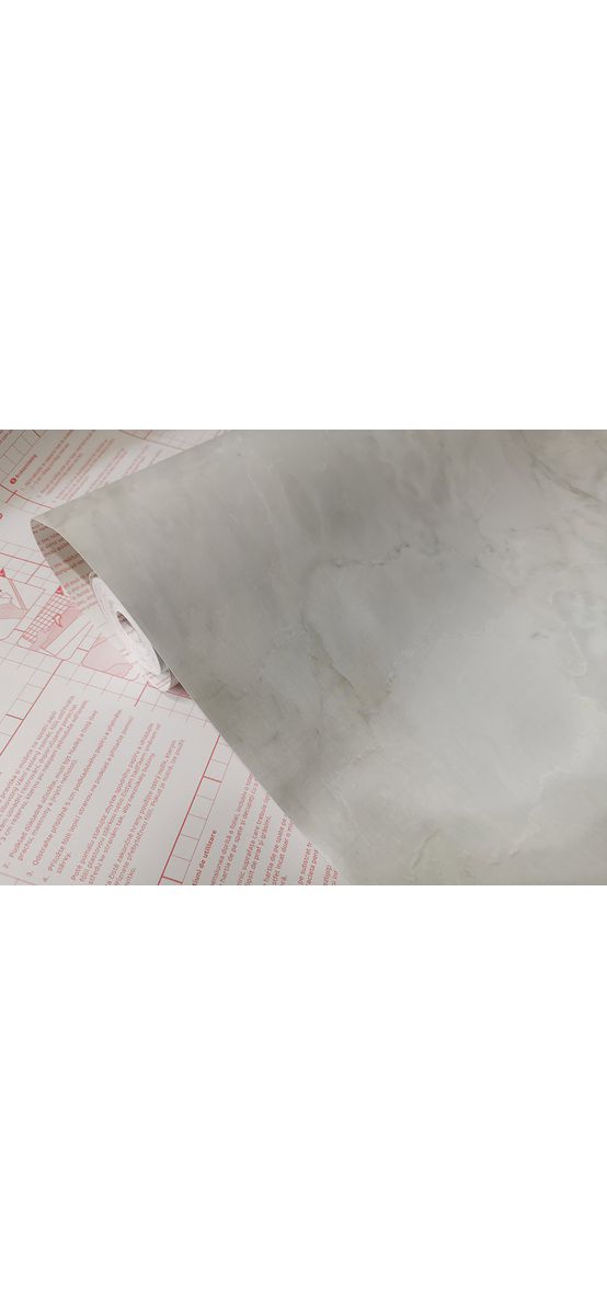 Autocolant mobilă Romeo Matt White, d-c-fix, imitaţie marmură, rolă de 67 cm x 5 metri, cu racletă şi cutter