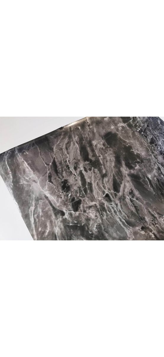 Autocolant mobilă Romeo Silver, d-c-fix, imitaţie marmură gri închis, rolă de 67 cm x 5 metri, cu racletă şi cutter