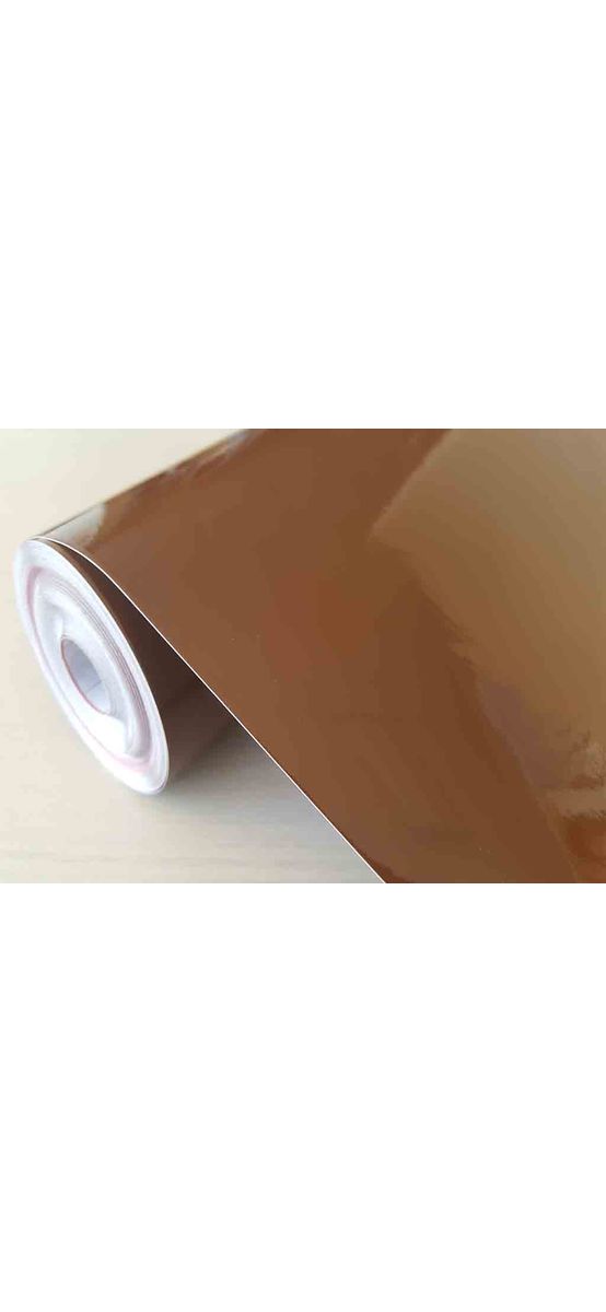 Autocolant decorativ, d-c-fix, aspect lucios, maro, 45 x 150 cm