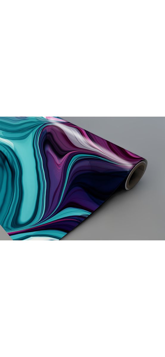 Autocolant blat masă, model abstract, 100 x 200 cm, racletă inclusă
