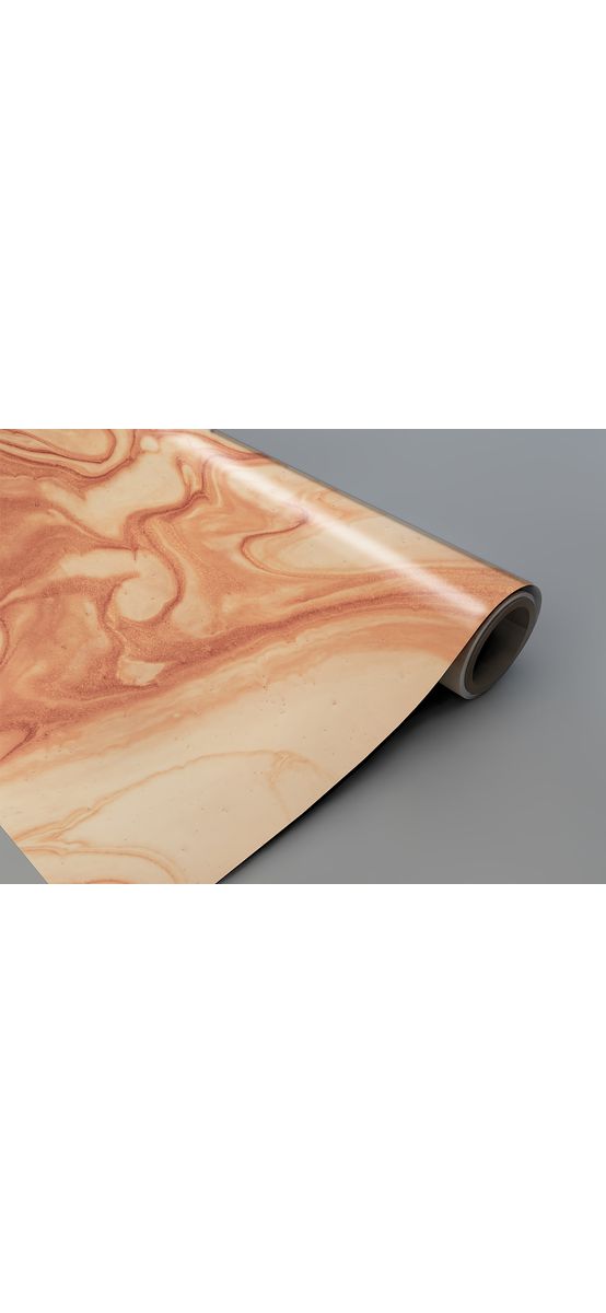 Autocolant blat masă, model abstract bej, 100 x 200 cm, racletă inclusă