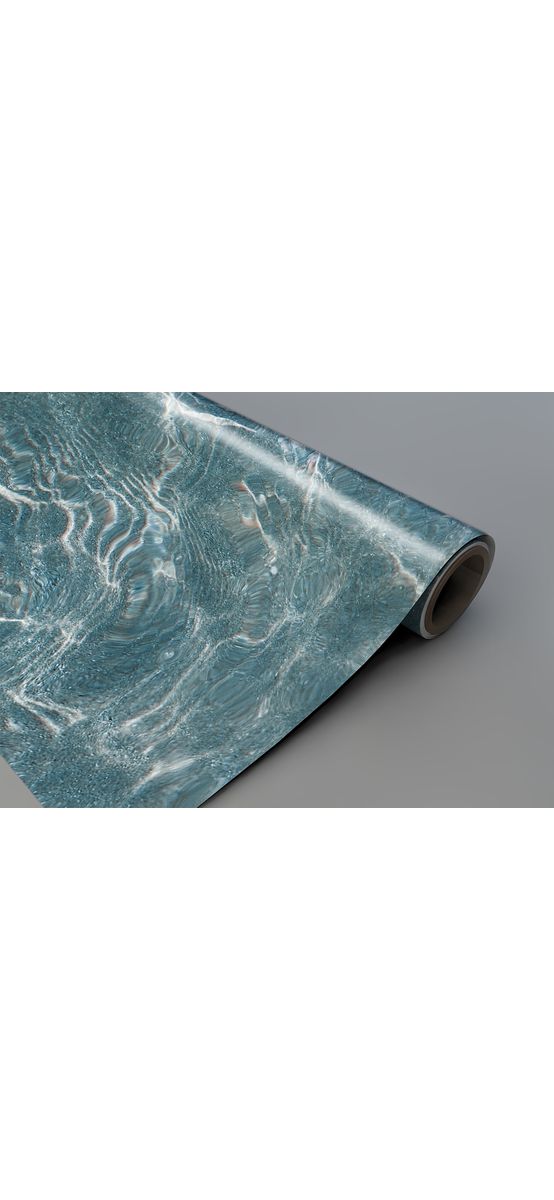 Autocolant blat masă, model apă cristalină, 100 x 200 cm. racletă inclusă