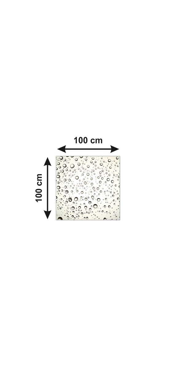 Autocolant blat masă, model brumă, 100 x 100 cm, racletă inclusă