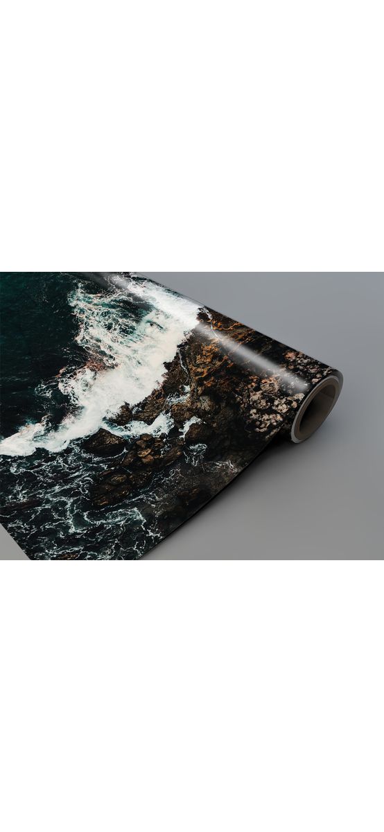 Autocolant blat masă, model coastă, 100 x 200 cm, racletă inclusă