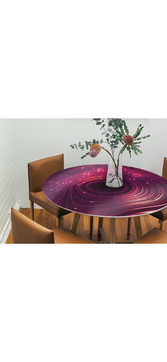 Autocolant blat masă model geometric rosu, 100 x 100 cm, racletă inclusă