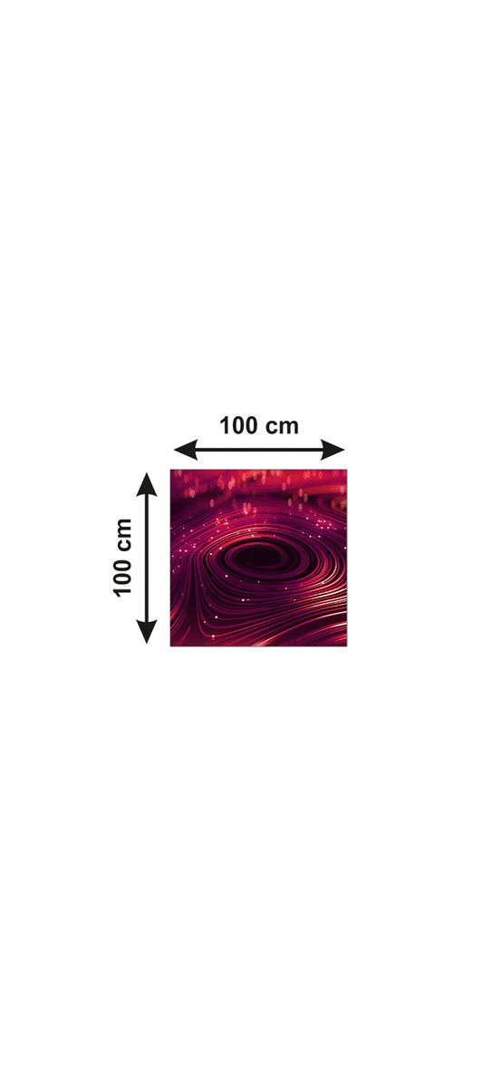 Autocolant blat masă model geometric rosu, 100 x 100 cm, racletă inclusă