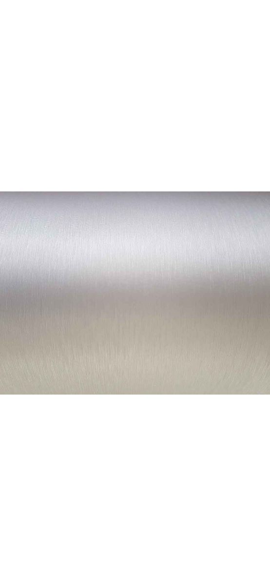 Autocolant argintiu cu efect metalic Brushed, folie autoadezivă bubblefree, rolă de 152x250 cm, cu racletă pentru aplicare