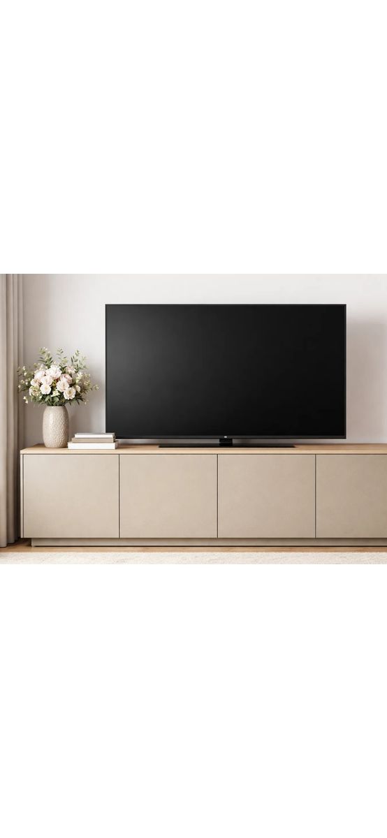 Autocolant mobilă premium, bej nisipiu mat soft touch, 122 cm lățime