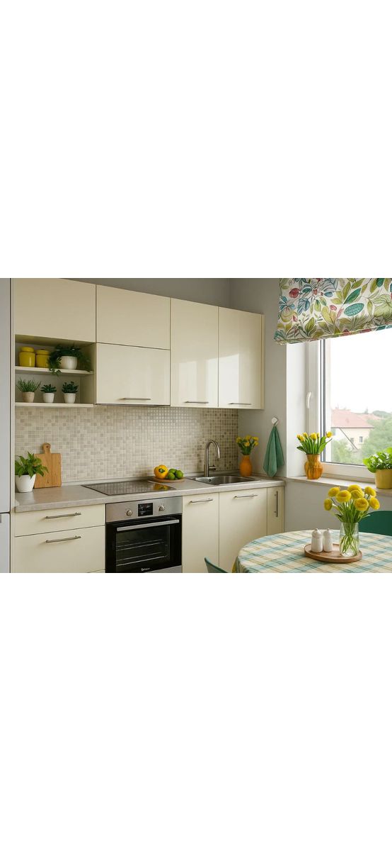 Autocolant mobilă ivoire lucios, Folina Crystal Milan, rolă 75x150 cm