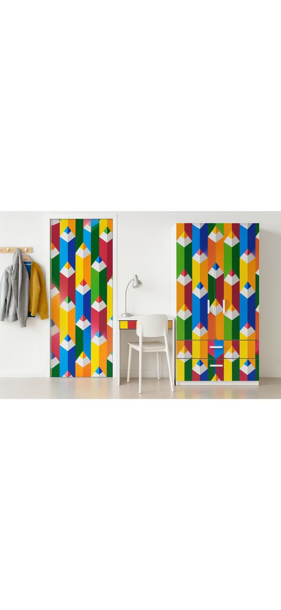 Autocolant decorativ multicolor – ideal pentru camera copiilor