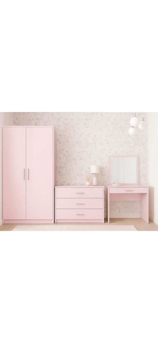 Autocolant mobilă roz pal lucios, Folina Crystal Begonia Powder, rolă 75x150 cm