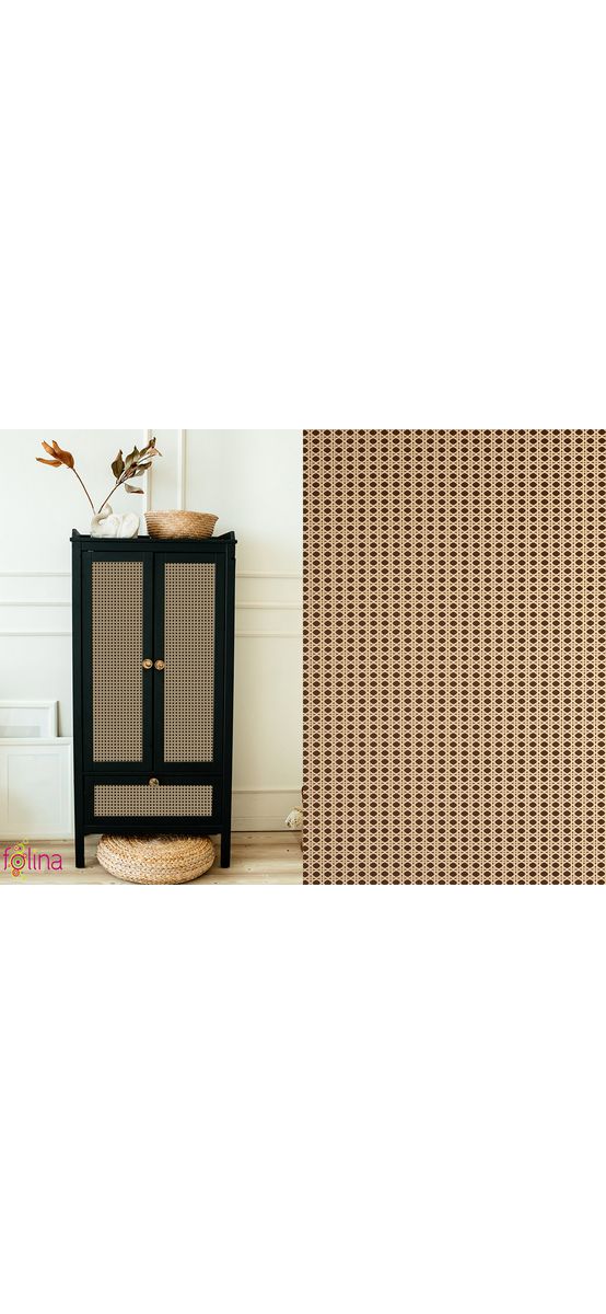 Autocolant mobilă, d-c-fix Woven Cane, model tip împletitură decorativă, rolă de 67x200cm
