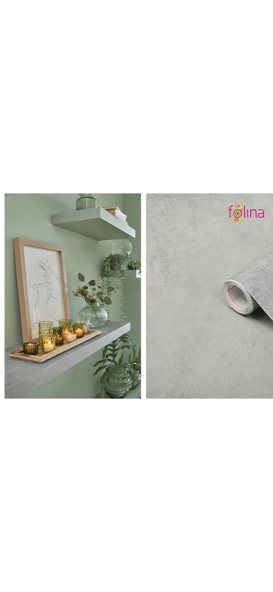 Autocolant mobilă gri Concrete, d-c-fix, rolă de 67 cm x 5 metri