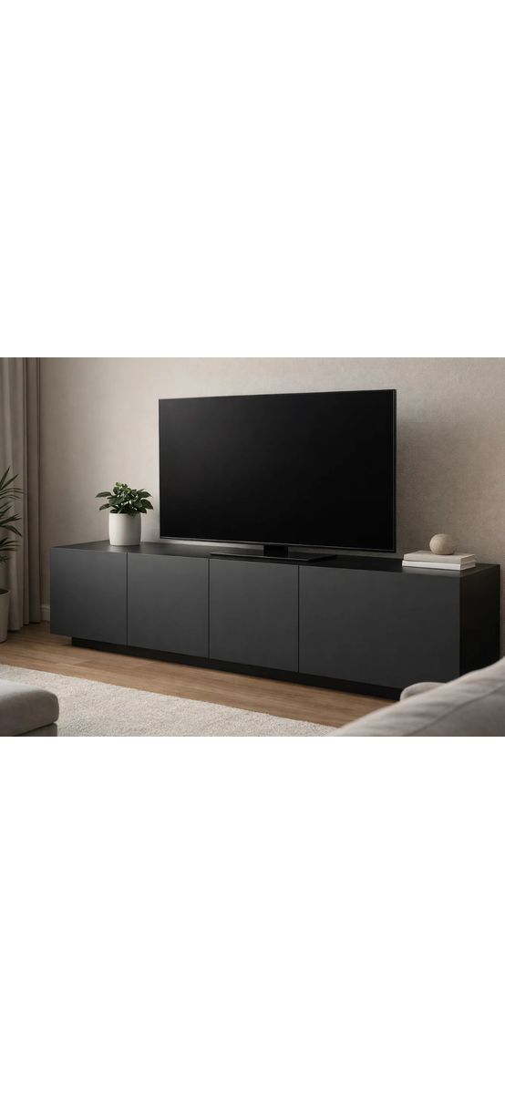 Autocolant mobilă premium, gri închis mat soft touch, 122 cm lățime