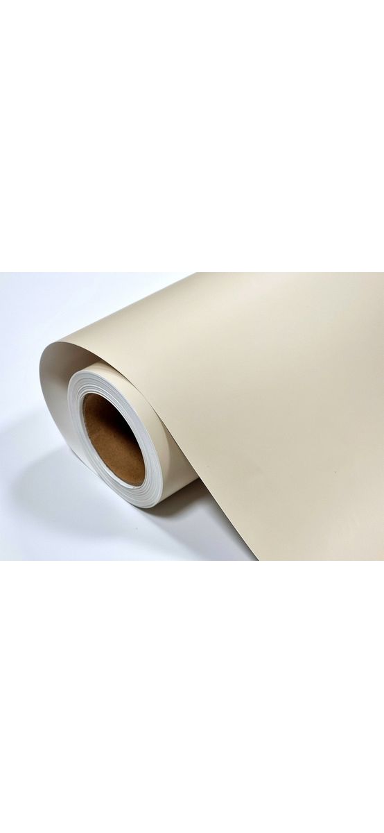 Autocolant ivoire mat, Folina Extinction Milan, pentru mobilă şi proiecte DIY, 152cm lăţime