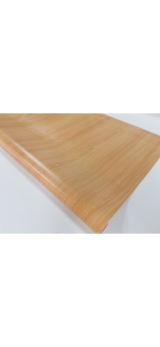Autocolant mobilă Rotbuche, d-c-fix, model lemn, bej roșiatic, rola de 90 cm x 5 metri, cu racletă şi cutter
