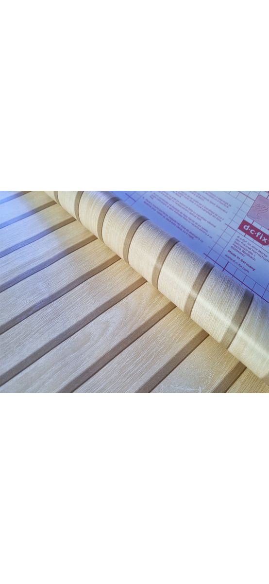Autocolant mobilă lemn bej, d-c-fix Wooden Slats, rolă de 67x200cm